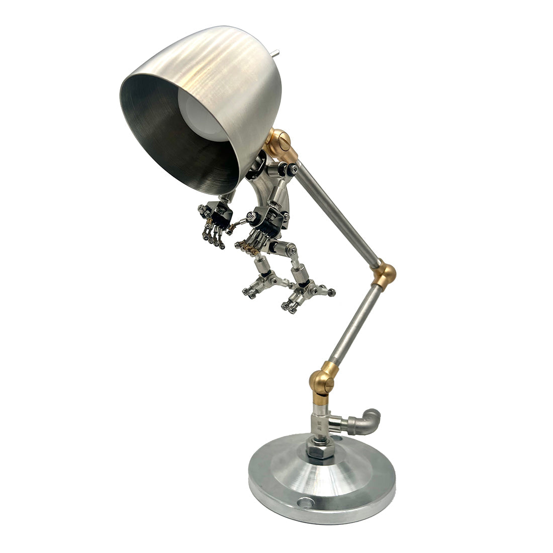 Lámpara Robot Steampunk Metal No.1 Enchufe US