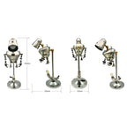 Lámpara Robot Steampunk Metal No.3 Enchufe US