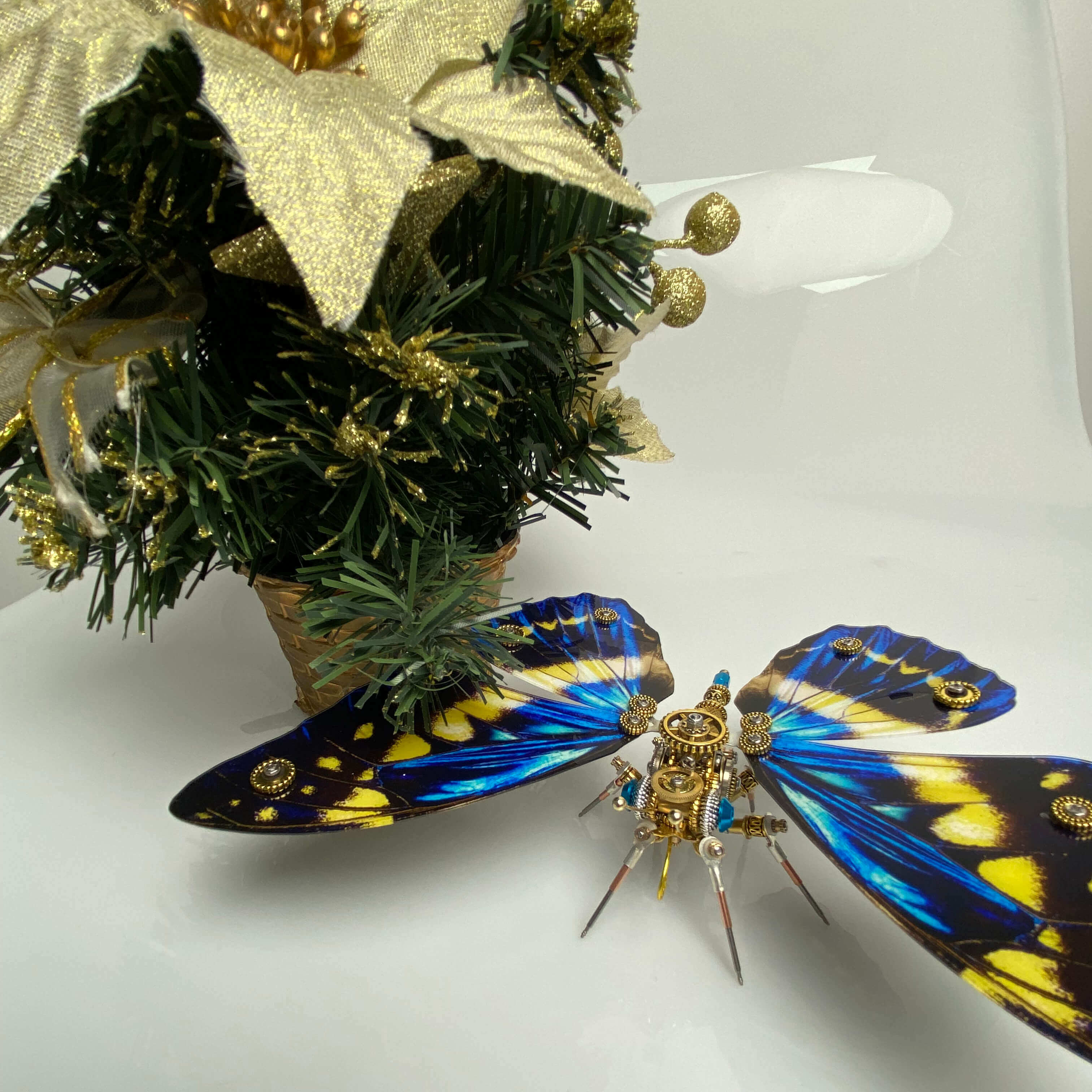 Mariposa Diosa de la Luz Steampunk Metal 3D 200 piezas