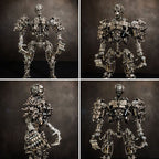 Guerrero Calavera de Hierro Steampunk Metal 3D 1200 piezas