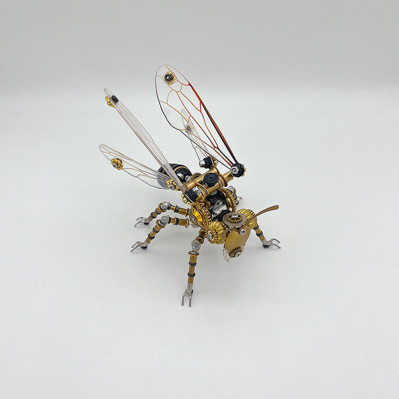 Avispa Steampunk Metal 3D