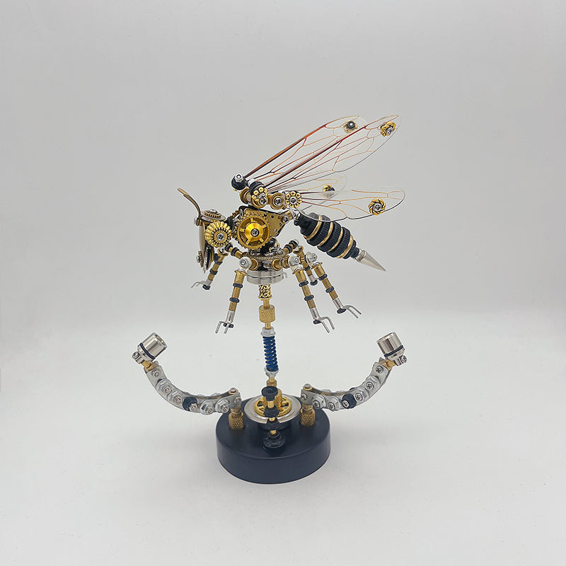 Avispa Steampunk Metal 3D