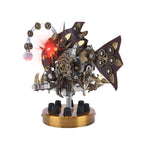Pez Linterna Steampunk Metal 3D con Base