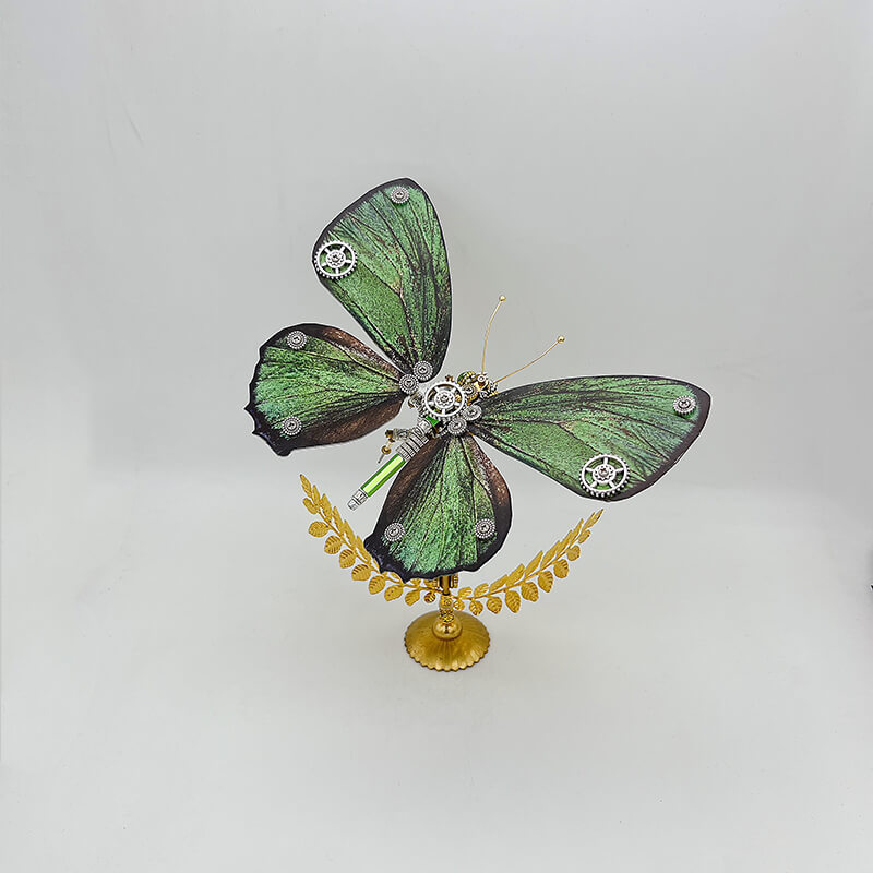 Mariposa Chilades Pandava Steampunk Metal 3D
