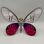 Mariposa Cithaerias Pireta Steampunk Metal 3D 200 piezas