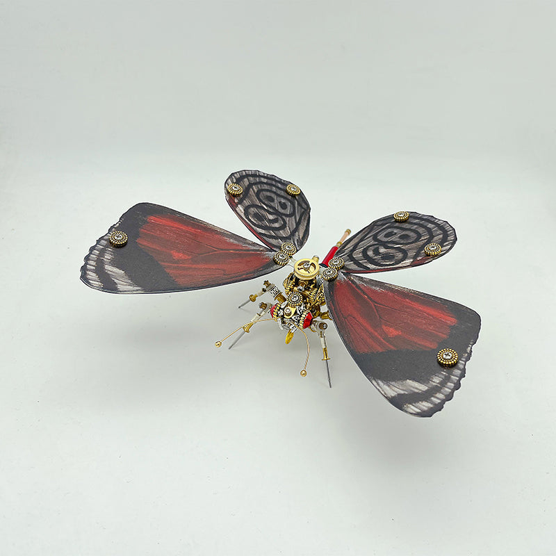 Mariposa Diaethria Dodone Steampunk Metal 3D
