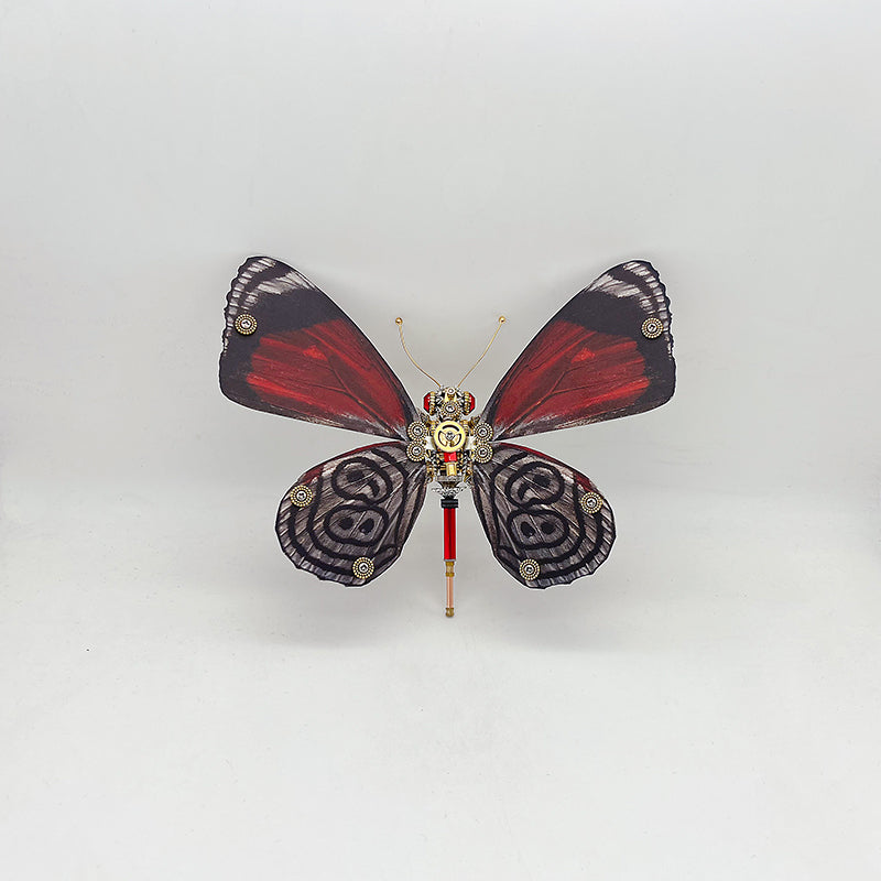 Mariposa Diaethria Dodone Steampunk Metal 3D