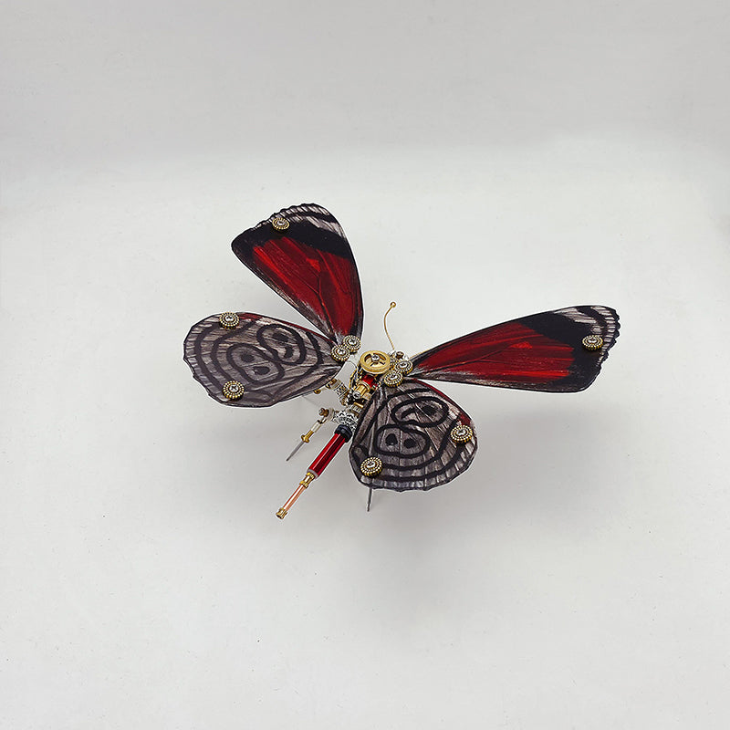 Mariposa Diaethria Dodone Steampunk Metal 3D