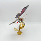 Mariposa Diaethria Dodone Steampunk Metal 3D