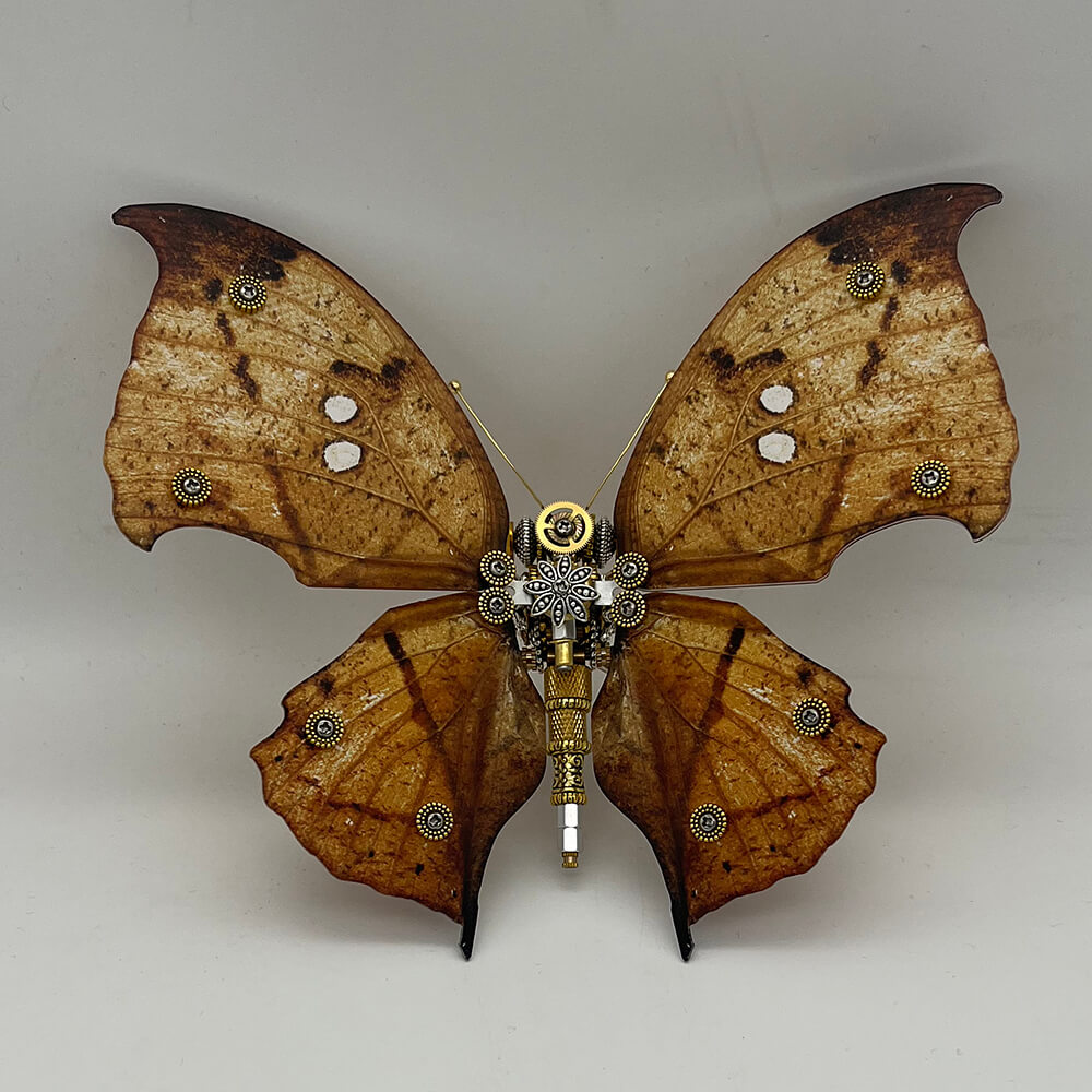 Mariposa Kallima Inachus Steampunk Metal 3D 200 piezas