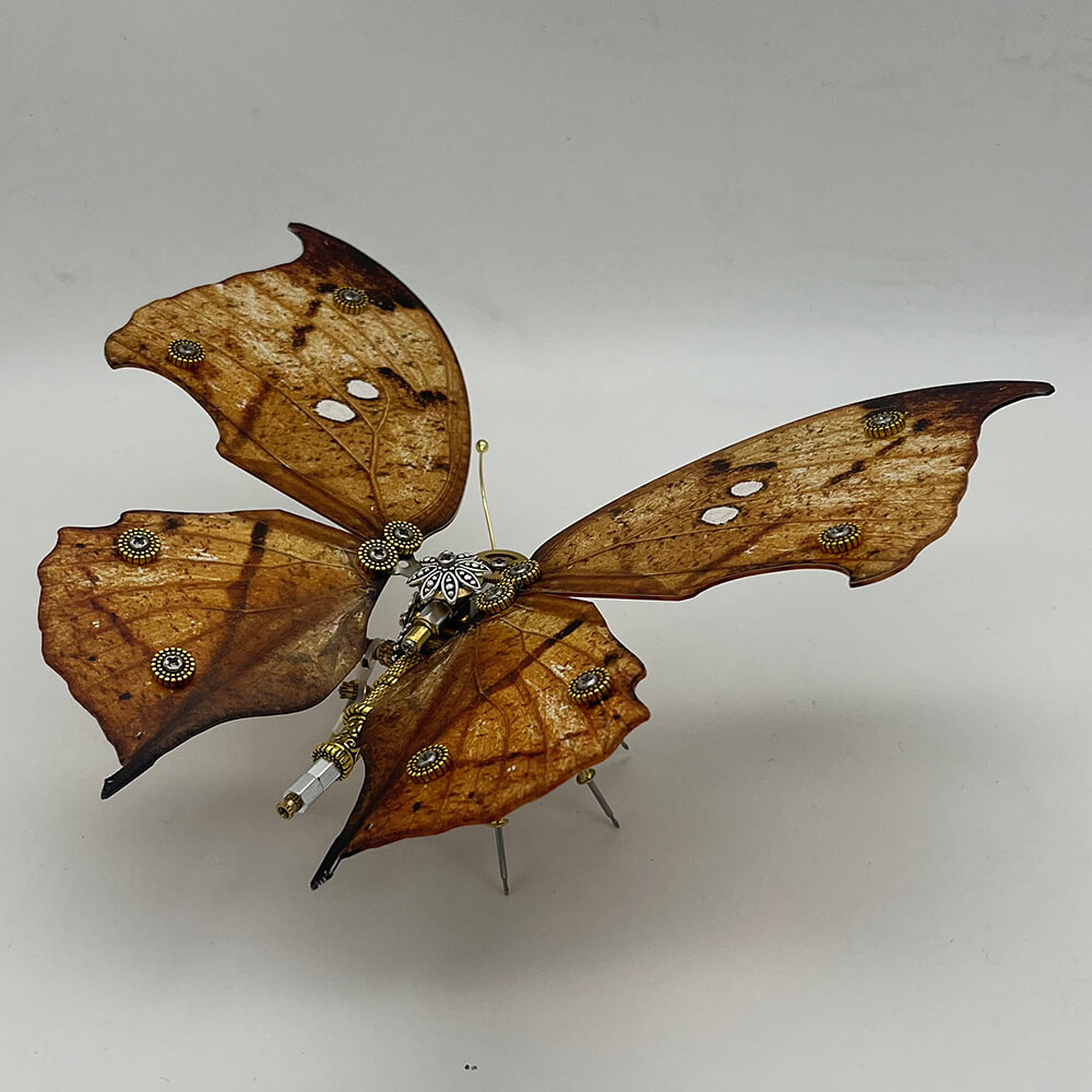 Mariposa Kallima Inachus Steampunk Metal 3D 200 piezas