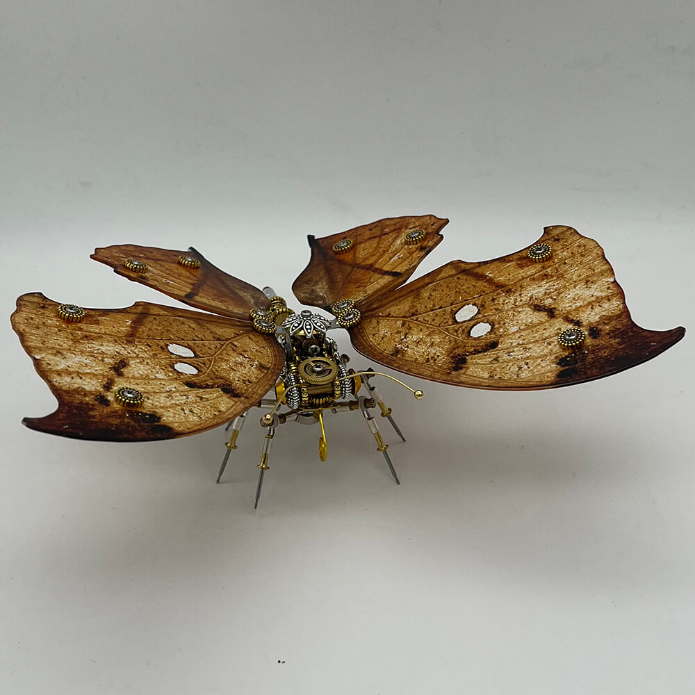 Mariposa Kallima Inachus Steampunk Metal 3D 200 piezas