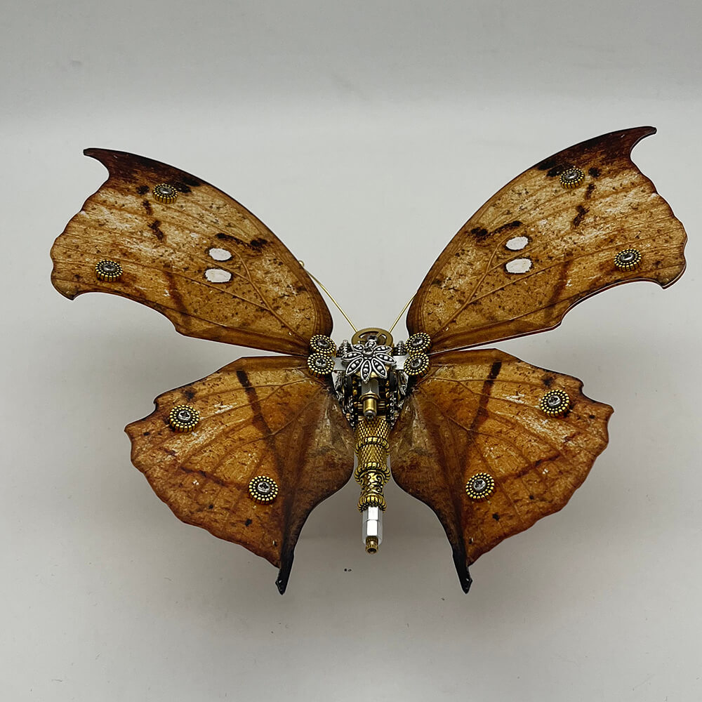Mariposa Kallima Inachus Steampunk Metal 3D 200 piezas