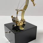 Mariposa Steampunk Metal 3D con Caja Musical