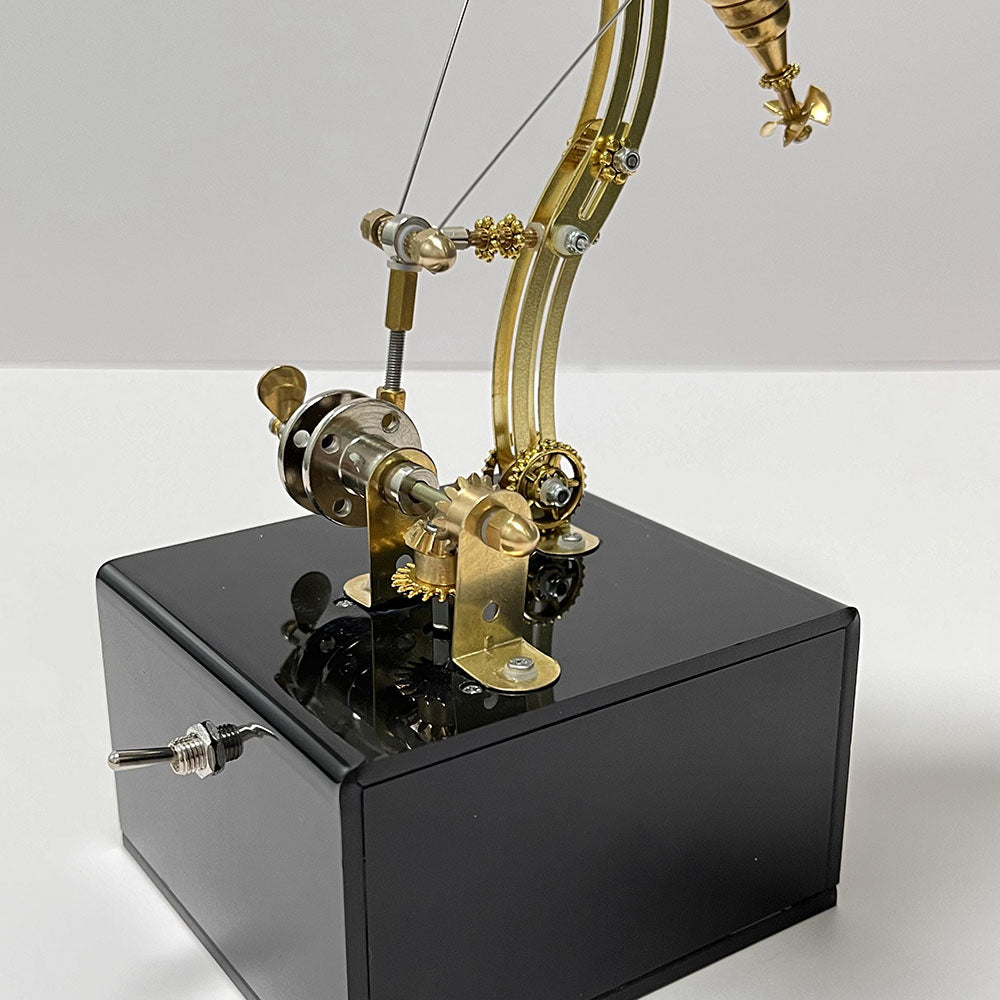 Mariposa Steampunk Metal 3D con Caja Musical