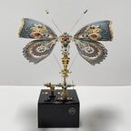 Mariposa Steampunk Metal 3D con Caja Musical