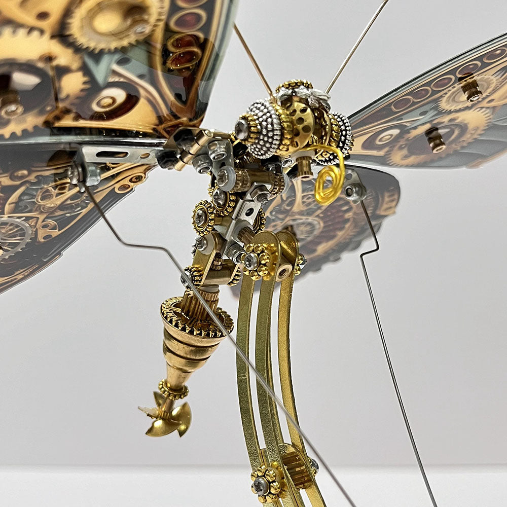 Mariposa Steampunk Metal 3D con Caja Musical