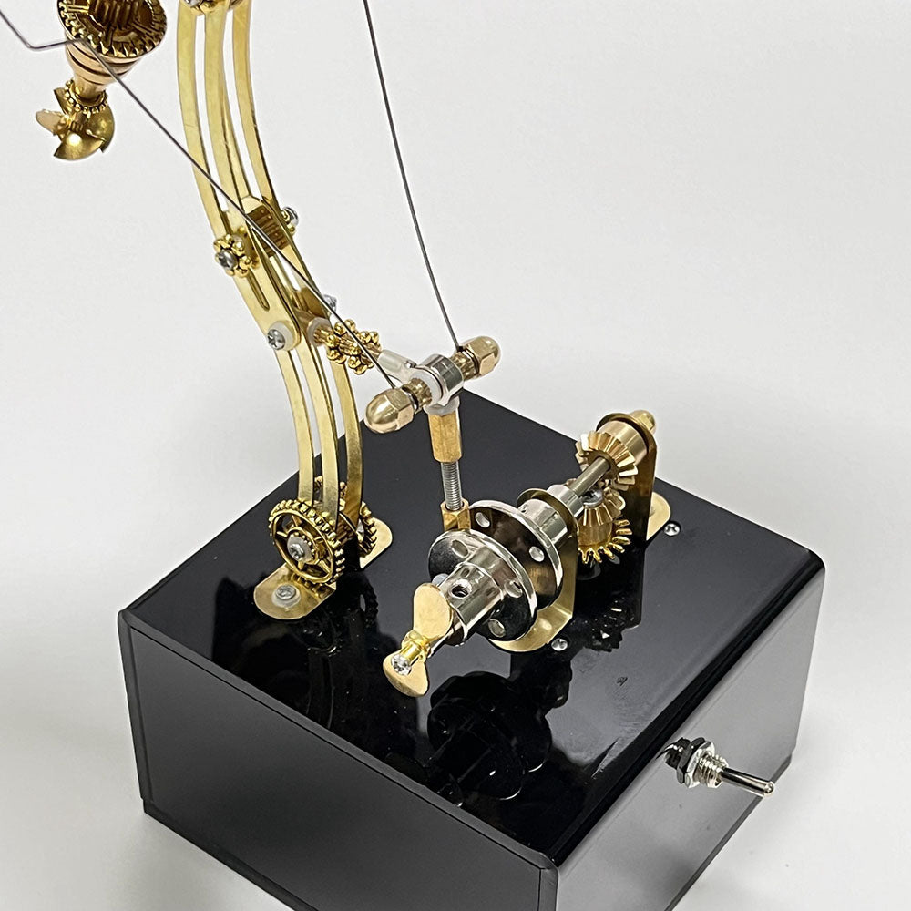 Mariposa Steampunk Metal 3D con Caja Musical