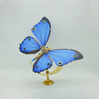 Mariposa Morphidae Steampunk Metal 3D