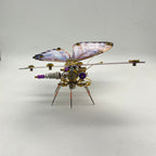 Mariposa Neoris Hewitsoni Steampunk Metal 3D