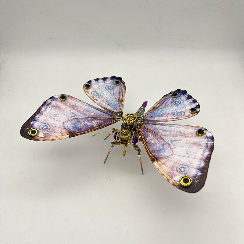 Mariposa Neoris Hewitsoni Steampunk Metal 3D