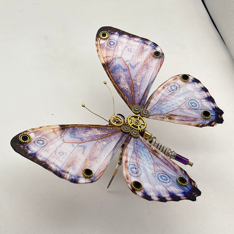 Mariposa Neoris Hewitsoni Steampunk Metal 3D