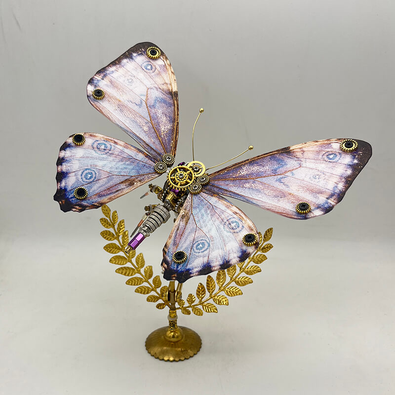 Mariposa Neoris Hewitsoni Steampunk Metal 3D