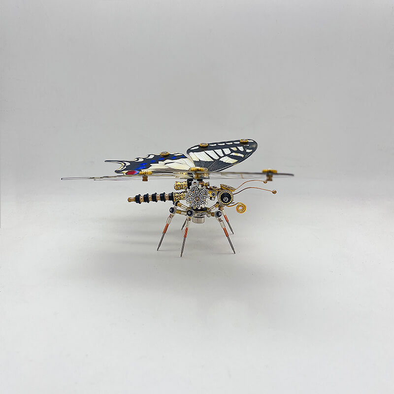 Mariposa Papilio Machaon Steampunk Metal 3D