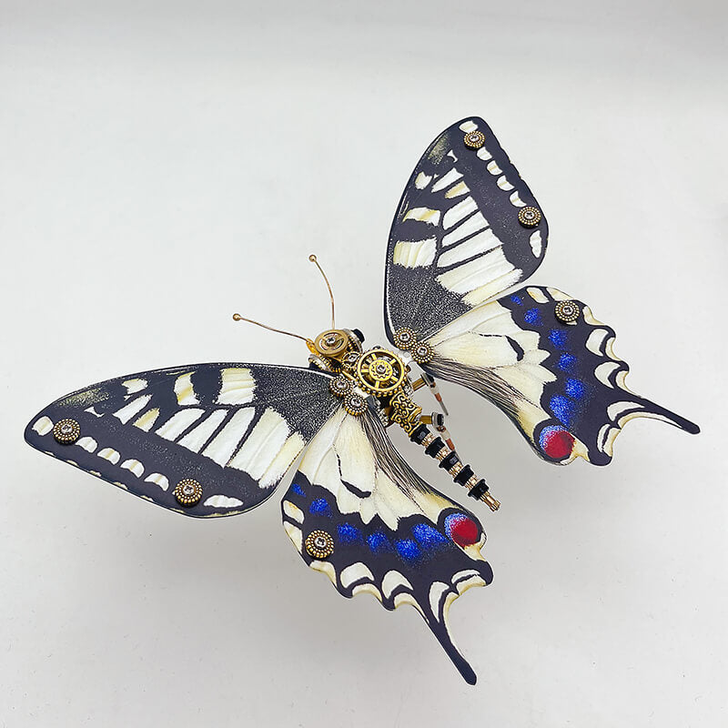 Mariposa Papilio Machaon Steampunk Metal 3D