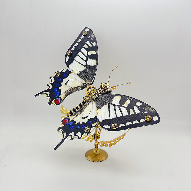 Mariposa Papilio Machaon Steampunk Metal 3D
