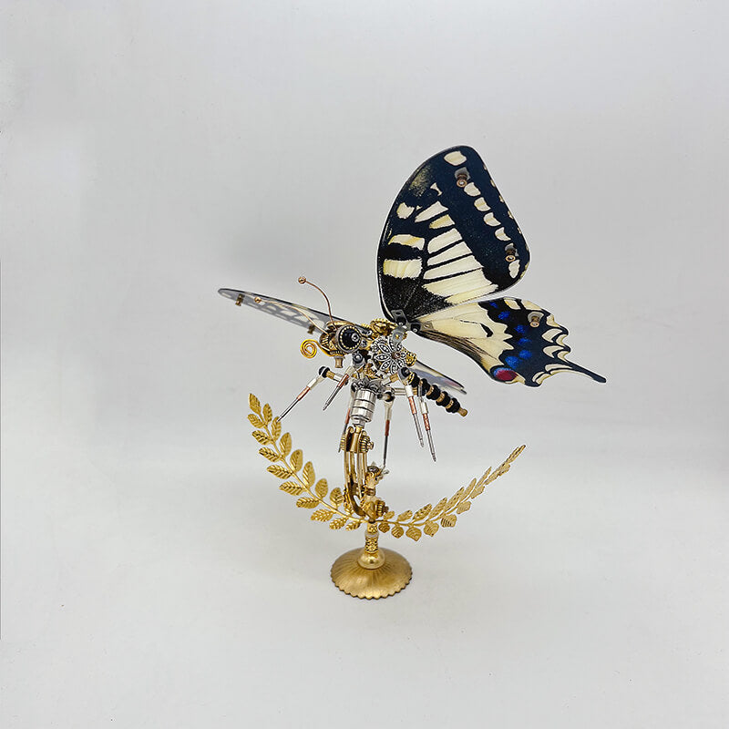 Mariposa Papilio Machaon Steampunk Metal 3D