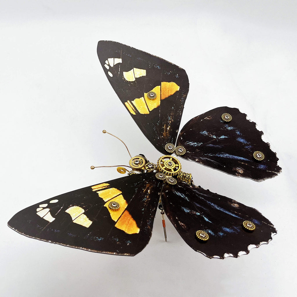 Mariposa Papilio Rumanzovia Steampunk Metal 3D