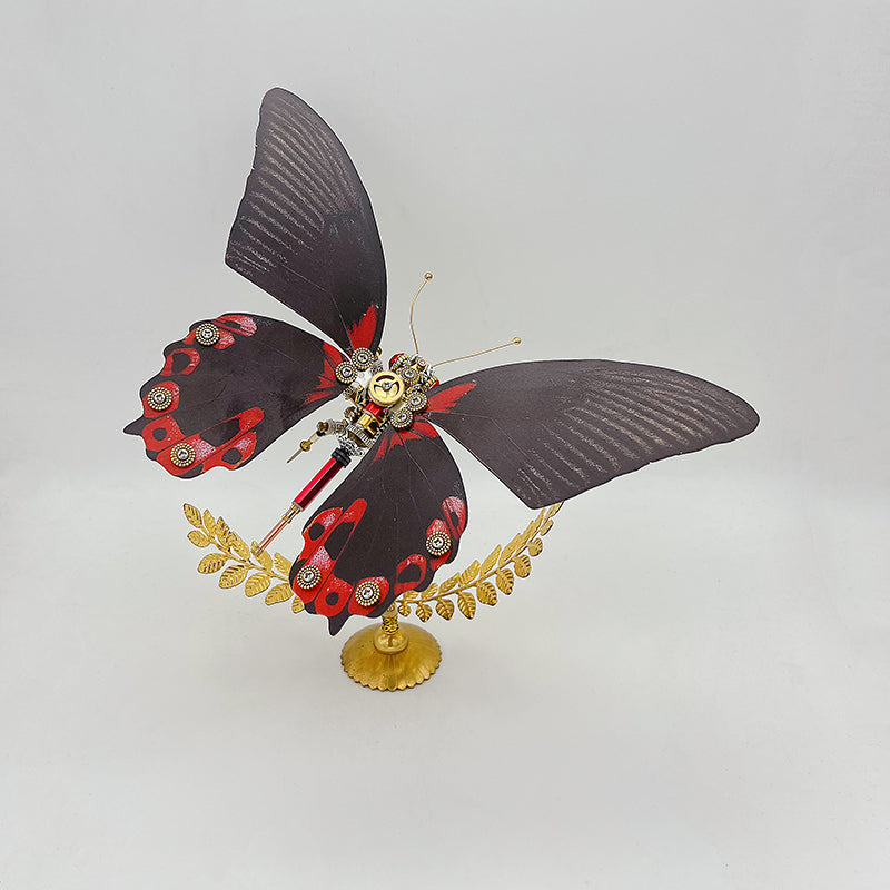 Mariposa Papilio Rumanzovia Steampunk Metal 3D v2