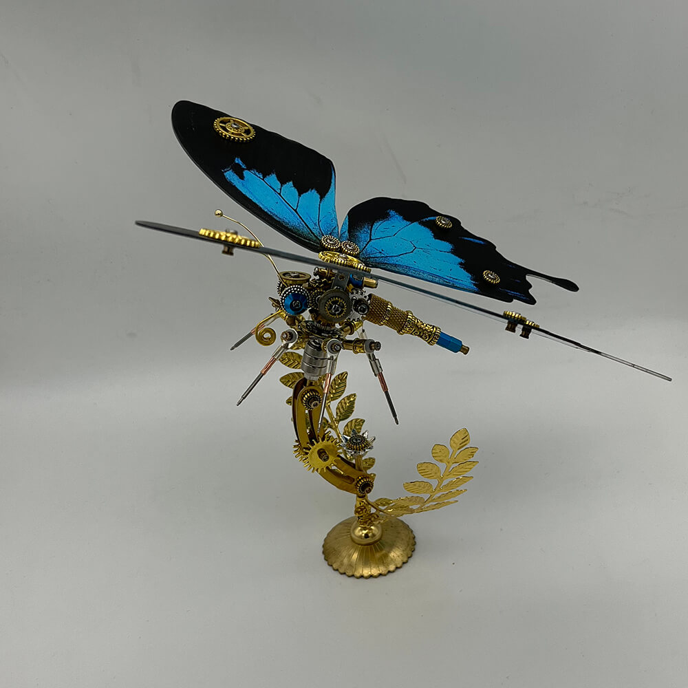 Mariposa Papilio Ulysses Steampunk Metal 3D 200 piezas