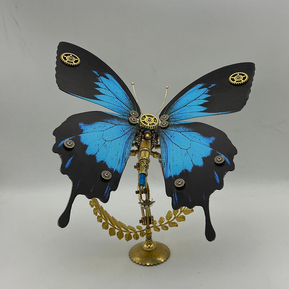 Mariposa Papilio Ulysses Steampunk Metal 3D 200 piezas