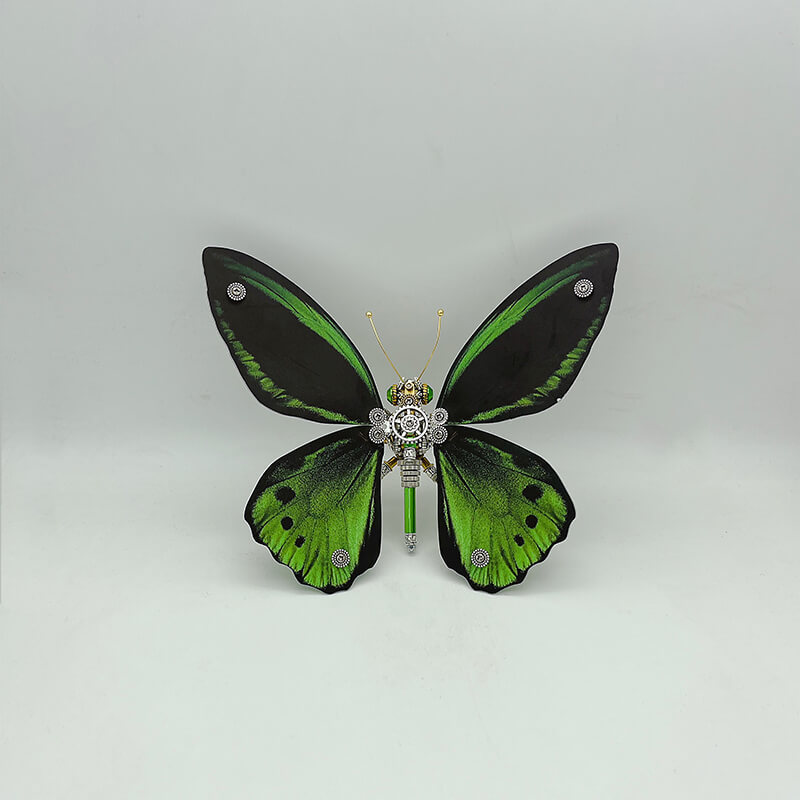 Mariposa Troides Aeacus Steampunk Metal 3D