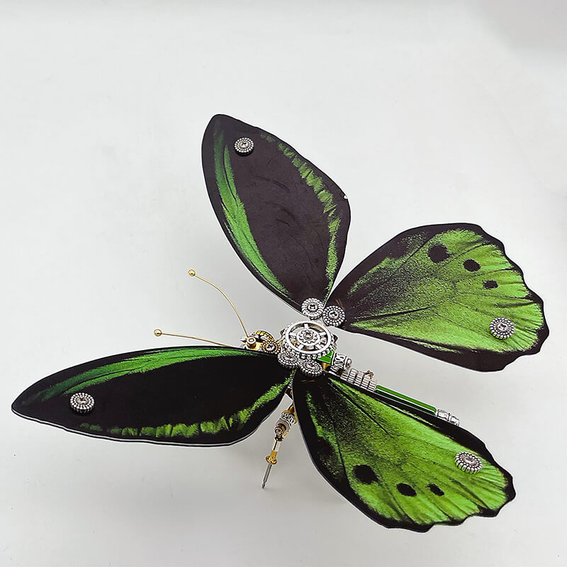 Mariposa Troides Aeacus Steampunk Metal 3D