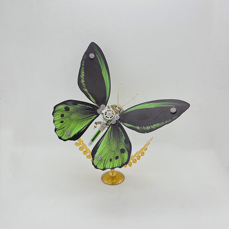 Mariposa Troides Aeacus Steampunk Metal 3D
