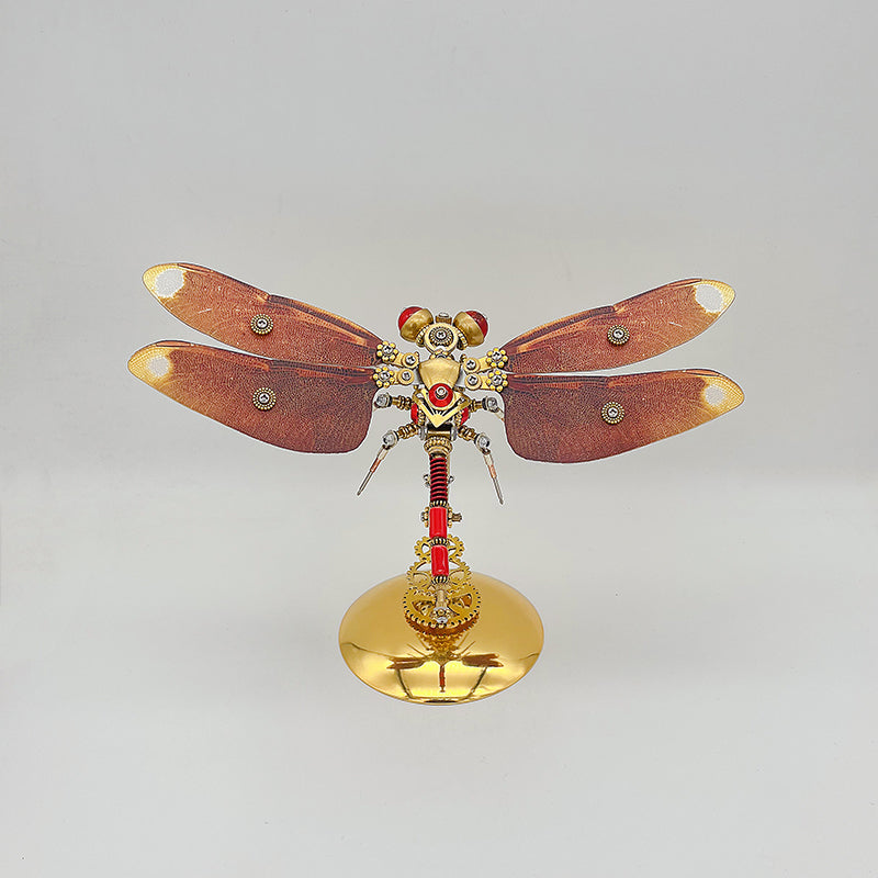 Libélula Neurothemis Fulvia Steampunk Metal 3D