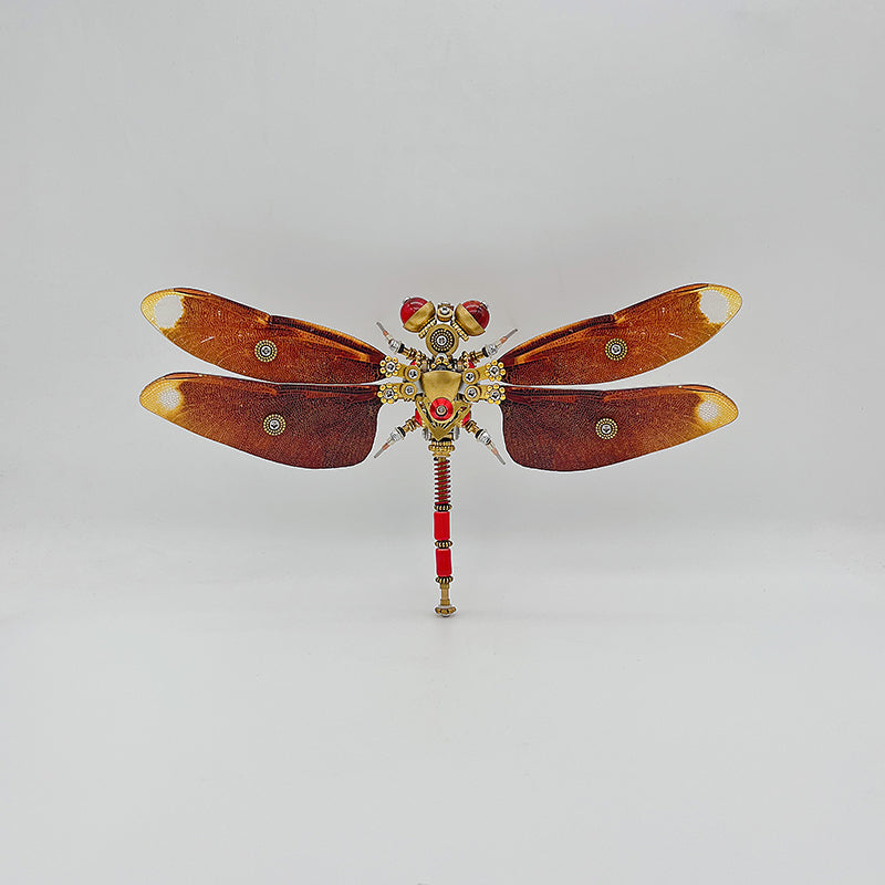 Libélula Neurothemis Fulvia Steampunk Metal 3D