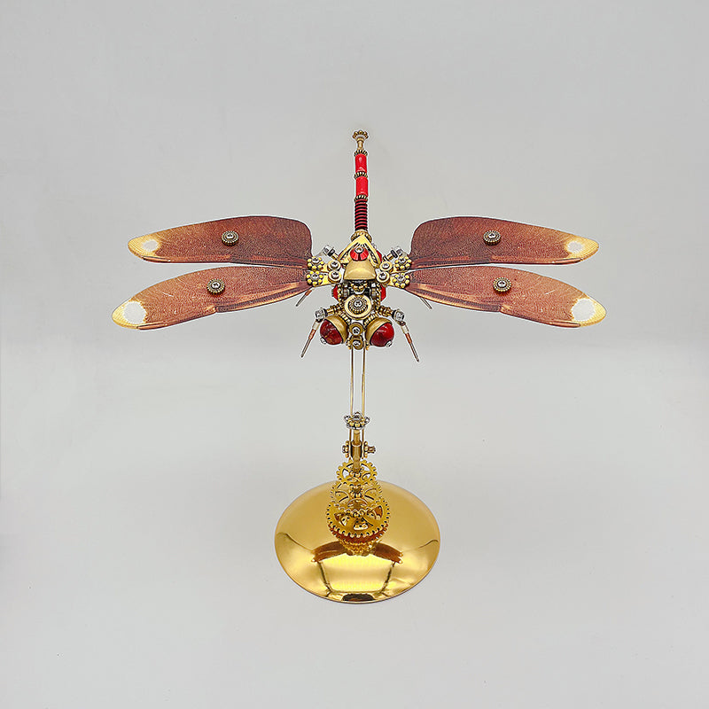 Libélula Neurothemis Fulvia Steampunk Metal 3D