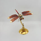 Libélula Neurothemis Fulvia Steampunk Metal 3D