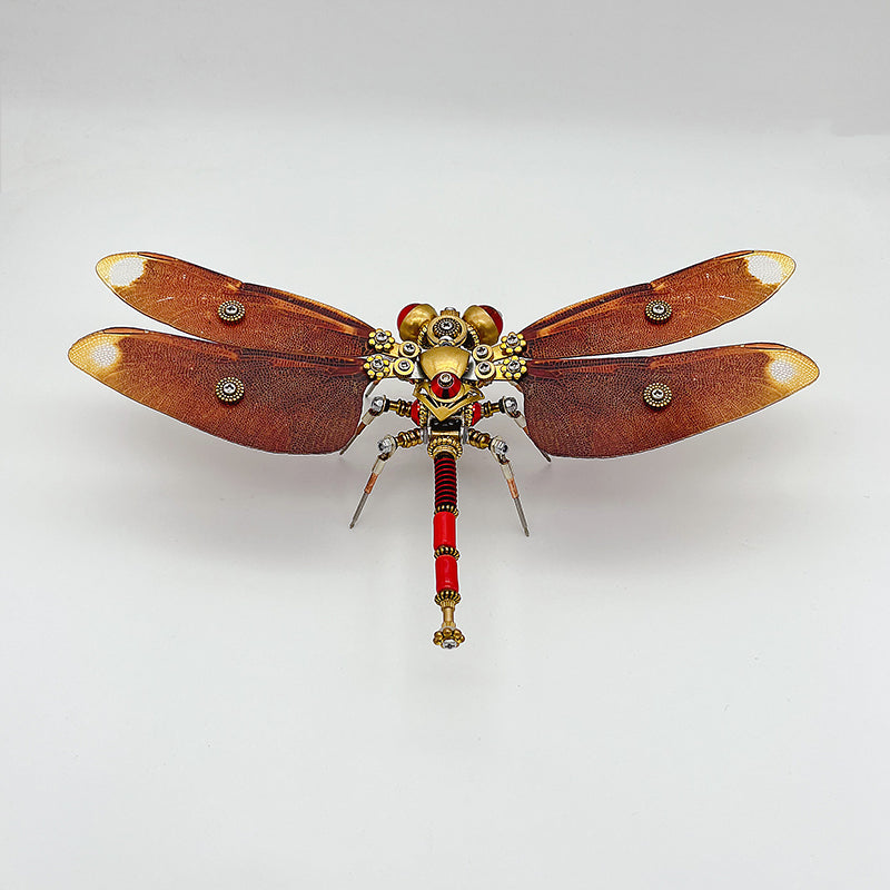 Libélula Neurothemis Fulvia Steampunk Metal 3D