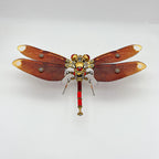 Libélula Neurothemis Fulvia Steampunk Metal 3D