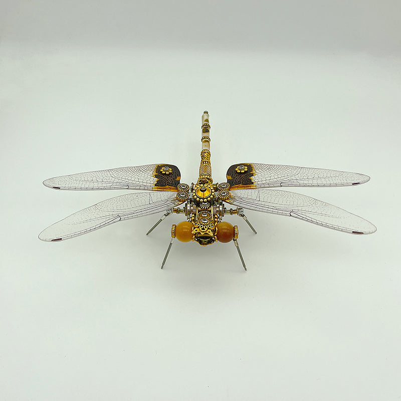 Libélula Oblique Mole Steampunk Metal 3D