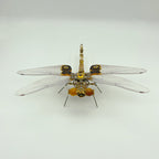 Libélula Oblique Mole Steampunk Metal 3D