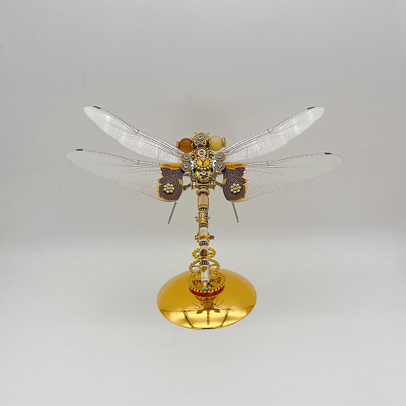 Libélula Oblique Mole Steampunk Metal 3D