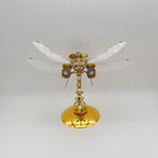 Libélula Oblique Mole Steampunk Metal 3D