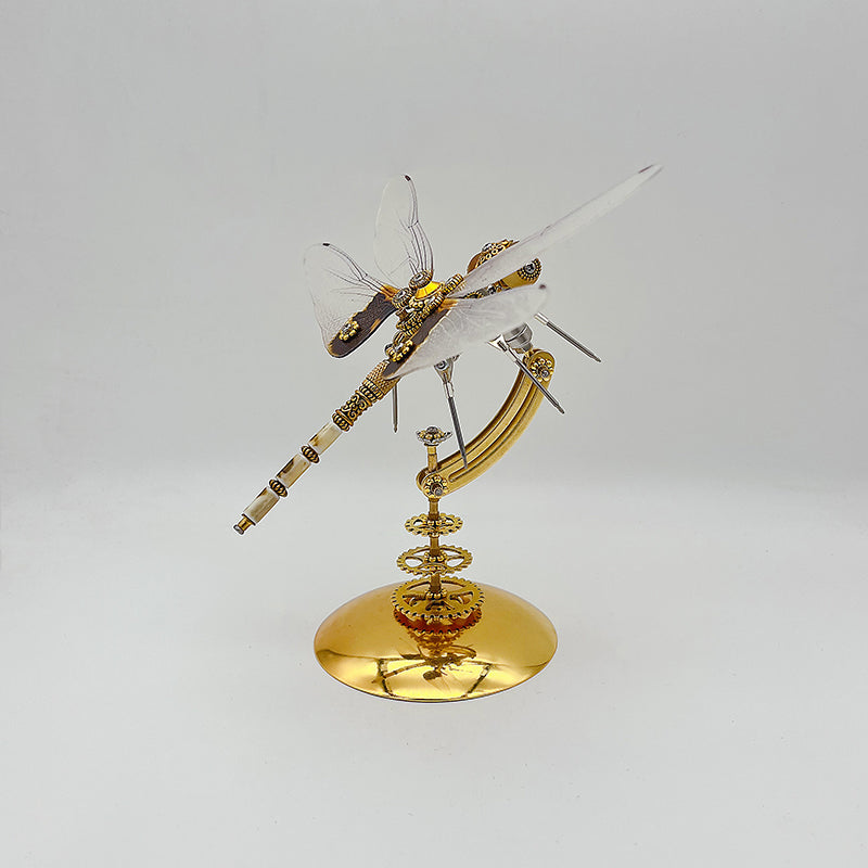 Libélula Oblique Mole Steampunk Metal 3D