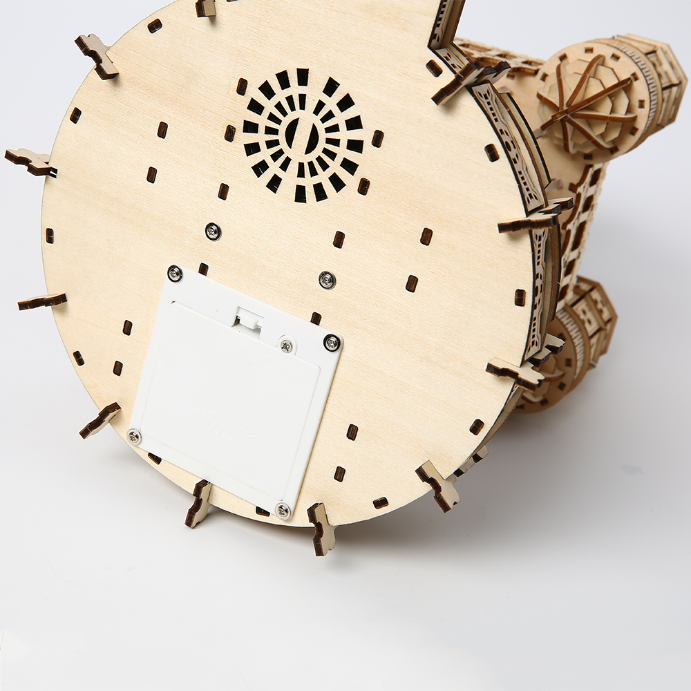 Castillo Flotante Steampunk Madera 3D
